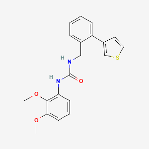 1-(2,3-Dimethoxyphenyl)-3-(2-(thiophen-3-yl)benzyl)urea