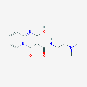 molecular formula C13H16N4O3 B2419505 N-(2-(dimethylamino)ethyl)-2-hydroxy-4-oxo-4H-pyrido[1,2-a]pyrimidine-3-carboxamide CAS No. 886900-83-0