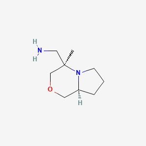 [(4R,8As)-4-methyl-1,3,6,7,8,8a-hexahydropyrrolo[2,1-c][1,4]oxazin-4-yl]methanamine