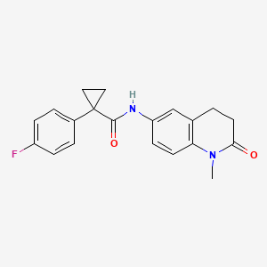 1-(4-fluorophenyl)-N-(1-methyl-2-oxo-1,2,3,4-tetrahydroquinolin-6-yl)cyclopropanecarboxamide