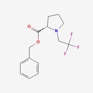 benzyl (2S)-1-(2,2,2-trifluoroethyl)pyrrolidine-2-carboxylate