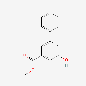 molecular formula C14H12O3 B2419632 Methyl 3-hydroxy-5-phenylbenzoate CAS No. 49843-53-0