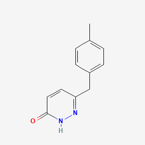 molecular formula C12H12N2O B2419671 6-(4-Methylbenzyl)-3-pyridazinol CAS No. 339008-40-1