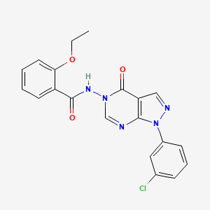 N-(1-(3-chlorophenyl)-4-oxo-1H-pyrazolo[3,4-d]pyrimidin-5(4H)-yl)-2-ethoxybenzamide