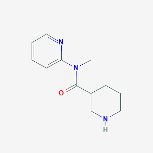 N-methyl-N-pyridin-2-ylpiperidine-3-carboxamide