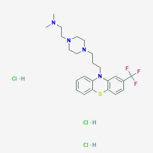 molecular formula C24H34Cl3F3N4S B2419709 ZZW-115 (hydrochloride) CAS No. 10122-45-9