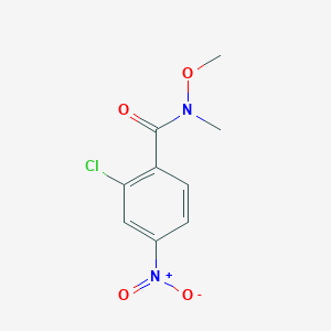 2-chloro-N-methoxy-N-methyl-4-nitrobenzamide
