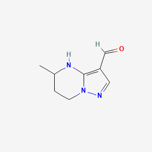 5-Methyl-4,5,6,7-tetrahydropyrazolo[1,5-a]pyrimidine-3-carbaldehyde