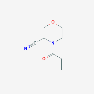 4-Prop-2-enoylmorpholine-3-carbonitrile