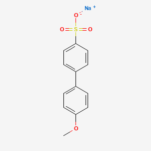 molecular formula C13H11NaO4S B2419753 Sodium 4'-methoxy-[1,1'-biphenyl]-4-sulfonate CAS No. 1182284-40-7