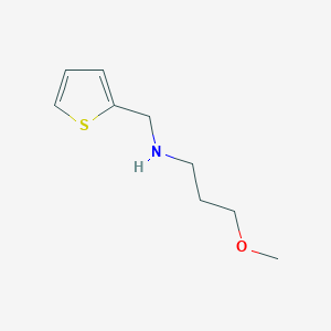 molecular formula C9H15NOS B2419763 N-(3-methoxypropyl)-N-(thien-2-ylmethyl)amine CAS No. 932175-68-3