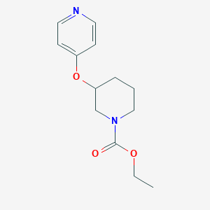 Ethyl 3-(pyridin-4-yloxy)piperidine-1-carboxylate