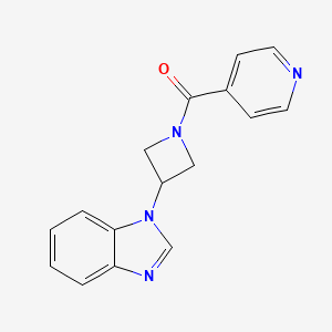 [3-(Benzimidazol-1-yl)azetidin-1-yl]-pyridin-4-ylmethanone