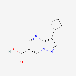 3-Cyclobutylpyrazolo[1,5-a]pyrimidine-6-carboxylic acid