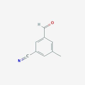 molecular formula C9H7NO B2419806 3-Formyl-5-methylbenzonitrile CAS No. 27633-88-1