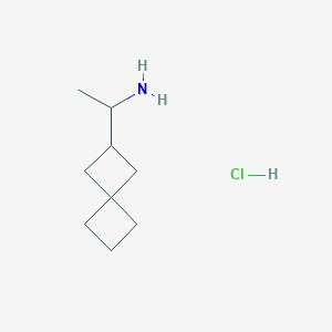 1-Spiro[3.3]heptan-2-ylethanamine;hydrochloride