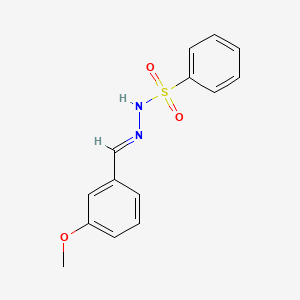 N'-(3-Methoxybenzylidene)benzenesulfonohydrazide