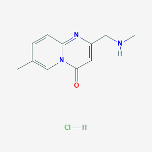 7-methyl-2-((methylamino)methyl)-4H-pyrido[1,2-a]pyrimidin-4-one hydrochloride