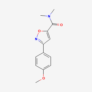 3-(4-methoxyphenyl)-N,N-dimethyl-5-isoxazolecarboxamide