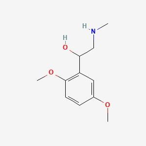 molecular formula C11H17NO3 B2419911 1-(2,5-二甲氧基苯基)-2-(甲基氨基)乙醇 CAS No. 3489-96-1