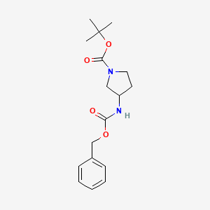 B2419916 1-Boc-3-Cbz-Aminopyrrolidine CAS No. 325775-36-8