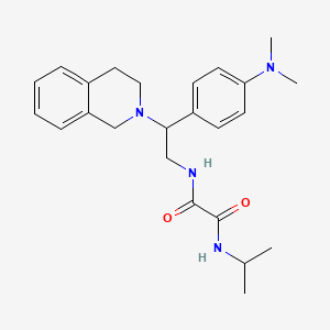 N1-(2-(3,4-dihydroisoquinolin-2(1H)-yl)-2-(4-(dimethylamino)phenyl)ethyl)-N2-isopropyloxalamide