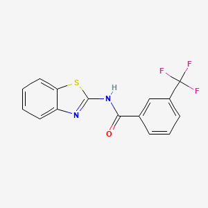 N-(1,3-benzothiazol-2-yl)-3-(trifluoromethyl)benzamide