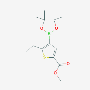 Methyl 5-ethyl-4-(4,4,5,5-tetramethyl-1,3,2-dioxaborolan-2-yl)thiophene-2-carboxylate