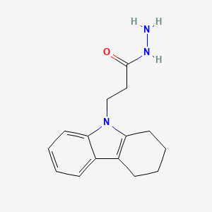 molecular formula C15H19N3O B2419959 3-(3,4-dihydro-1H-carbazol-9(2H)-yl)propanehydrazide CAS No. 21144-98-9
