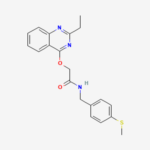 molecular formula C20H21N3O2S B2419970 4-(2-ethyl-1,3-thiazol-4-yl)-N-(3-methylphenyl)benzamide CAS No. 1115871-44-7