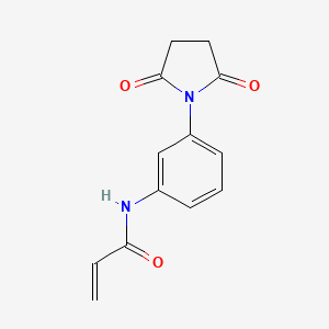 N-[3-(2,5-Dioxopyrrolidin-1-yl)phenyl]prop-2-enamide