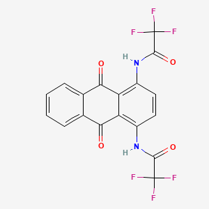 N-(9,10-Dioxo-4-((2,2,2-trifluoroacetyl)amino)-9,10-dihydro-1-anthracenyl)-2,2,2-trifluoroacetamide