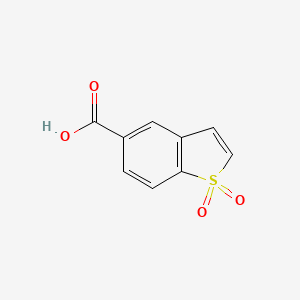 molecular formula C9H6O4S B2420199 苯并[b]噻吩-5-羧酸, 1,1-二氧化物 CAS No. 226259-47-8