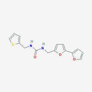 1-([2,2'-Bifuran]-5-ylmethyl)-3-(thiophen-2-ylmethyl)urea