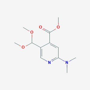 Methyl 5-(dimethoxymethyl)-2-(dimethylamino)pyridine-4-carboxylate