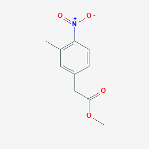 molecular formula C10H11NO4 B2420227 2-(3-甲基-4-硝基苯基)乙酸甲酯 CAS No. 156480-27-2