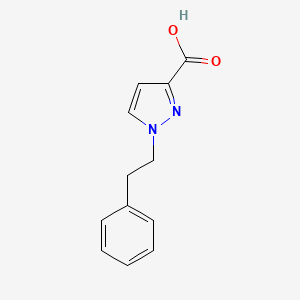 molecular formula C12H12N2O2 B2420233 1-(2-phenylethyl)-1H-pyrazole-3-carboxylic acid CAS No. 1342765-18-7