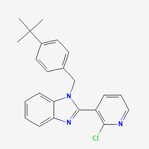 1-[4-(tert-butyl)benzyl]-2-(2-chloro-3-pyridinyl)-1H-1,3-benzimidazole