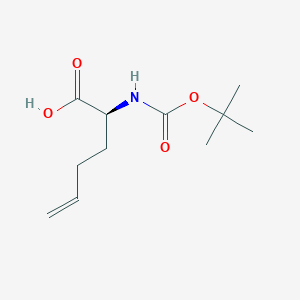 molecular formula C11H19NO4 B2420282 (2S)-Boc-2-amino-5-hexenoic acid CAS No. 208522-13-8