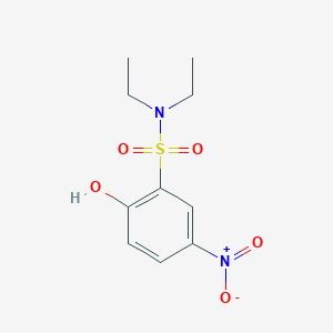 molecular formula C10H14N2O5S B2420305 N,N-diethyl-2-hydroxy-5-nitrobenzene-1-sulfonamide CAS No. 180606-71-7