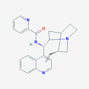 N-[(S)-[(5R)-5-Ethenyl-1-azabicyclo[2.2.2]octan-2-yl]-quinolin-4-ylmethyl]pyridine-2-carboxamide