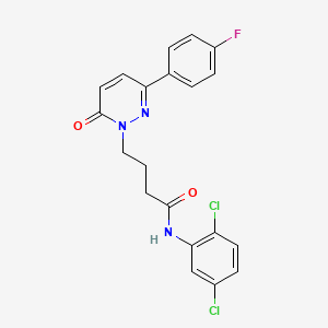 N-(2,5-dichlorophenyl)-4-(3-(4-fluorophenyl)-6-oxopyridazin-1(6H)-yl)butanamide