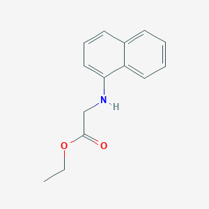 molecular formula C14H15NO2 B2420320 Ethyl 1-naphthylaminoacetate CAS No. 107456-67-7