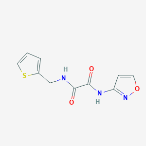 N1-(isoxazol-3-yl)-N2-(thiophen-2-ylmethyl)oxalamide