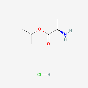 molecular formula C6H14ClNO2 B2420351 D-Alanine isopropyl ester hcl CAS No. 39613-92-8; 62062-65-1