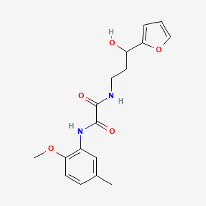 N1-(3-(furan-2-yl)-3-hydroxypropyl)-N2-(2-methoxy-5-methylphenyl)oxalamide