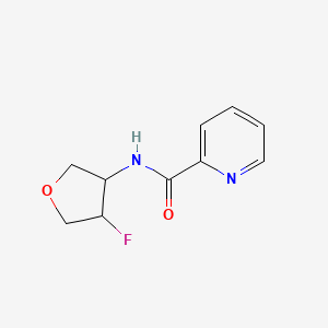 molecular formula C10H11FN2O2 B2420364 N-(4-氟氧杂环-3-基)吡啶-2-甲酰胺 CAS No. 2198662-99-4