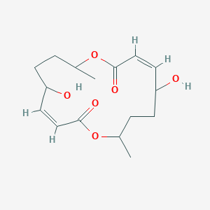 molecular formula C16H24O6 B242037 Pyrenophorol CAS No. 155326-45-7