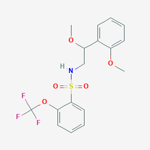 N-(2-methoxy-2-(2-methoxyphenyl)ethyl)-2-(trifluoromethoxy)benzenesulfonamide