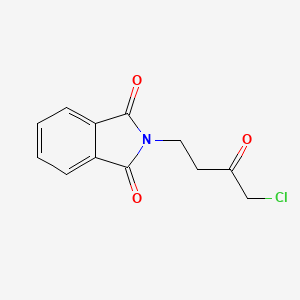 molecular formula C12H10ClNO3 B2420401 2-(4-chloro-3-oxobutyl)-2,3-dihydro-1H-isoindole-1,3-dione CAS No. 65495-45-6